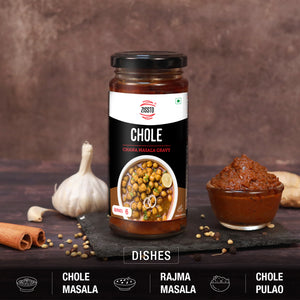 Zissto Chole Masala Cooking Gravy - 250gms (Serves 6-8)